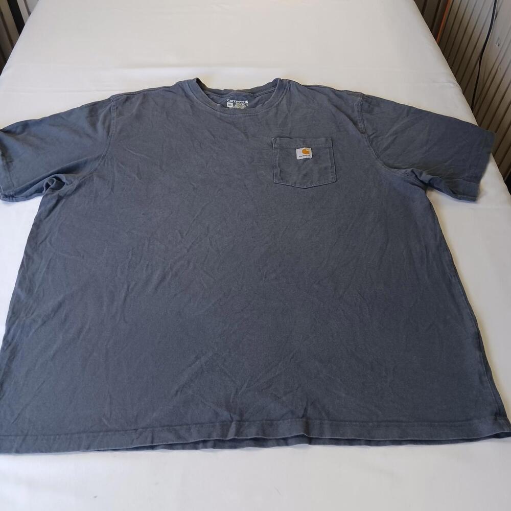 Carhartt K87 BLS Loose Fit Mens Blue Cotton Short Sleeve Crewneck T-Shirt Sz 3XL